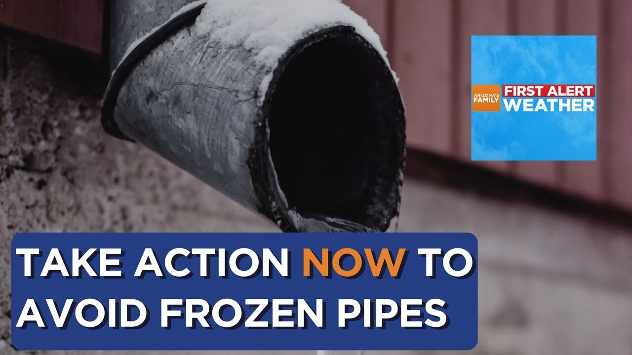 How to protect your water pipes from freezing amid Phoenix-area temperature drop