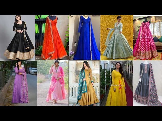 Anarkali Suits - Buy Latest Designer Anarkali Dress Online | Kreeva