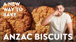 How to make Anzac  Biscuits naturally plant-based (from A New Way to Bake by Philip Khoury)