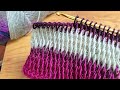 Amazing  super easy  crochet tunisian stitch for beginners knitting crochetsara1111