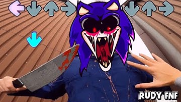 FNF | FNF Corrupted “SLICED” Got Me Like | SONIC.EXE 3.0 x Annoying Orange x PARKOUR x FNF