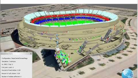 Arena Security 3D Simulation