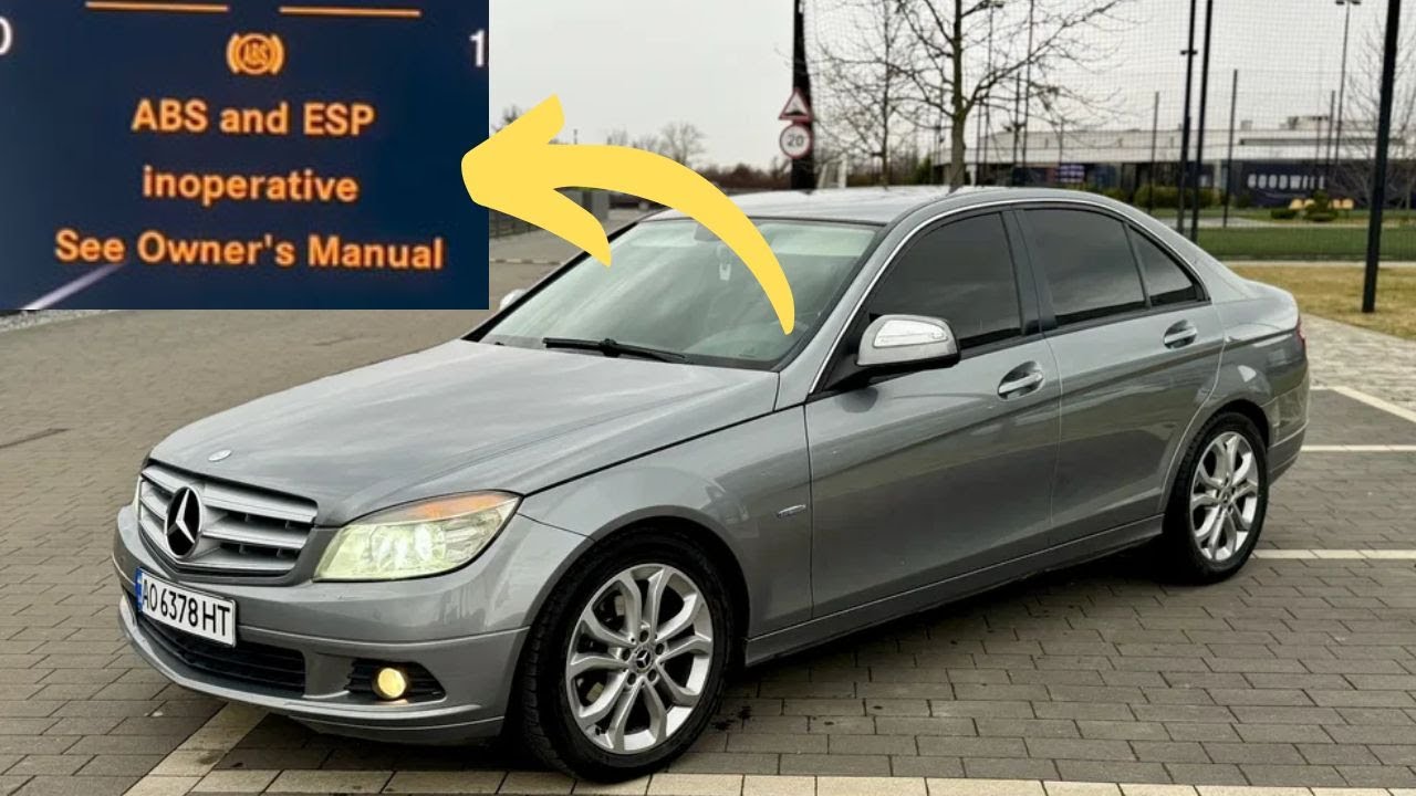 Предупреждение «ABS и ESP не работают» в автомобилях Mercedes: самостоятельная диагностика.