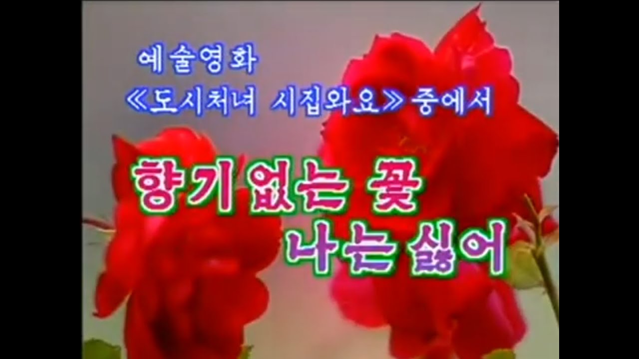 Guarda 향기없는 꽃 나는 싫어 - I Dislike Flowers Without Fragrance (DPRK Film Song) su YouTube Guarda 향기없는 꽃 나는 싫어 - I Dislike Flowers Without Fragrance (DPRK Film Song) su YouTube