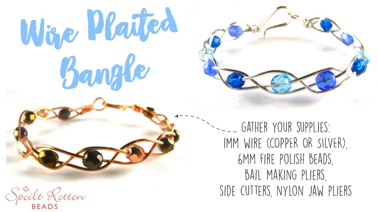 How to make a woven copper wire bracelet