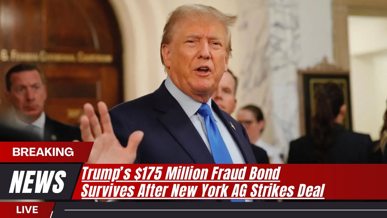 Donald Trump’s $175 Million Fraud Bond Survives After New York AG Strikes | trump trial man on fire