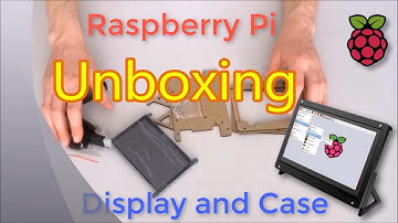 Unboxing 5 Inch Touch Capacitive LCD Display For Raspberry Pi and Acrylic Case/Stand for it