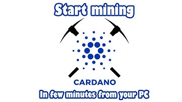 Tutorial - Start Mining Cardano Ada on your PC Super Easy Step by Step Ada Crypto