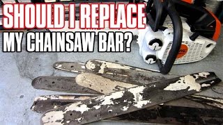 When A Chainsaw Bar Needs To Be Replaced!