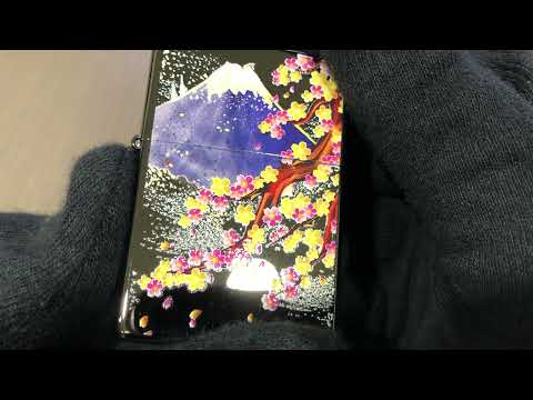 【ZIPPO】 日系~Bright Art-櫻富士圖案彩印加工打火機