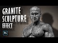 Photoshop: How to Transform a PHOTO into a Solid, GRANITE STATUE!