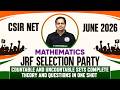 CSIR NET 2026 Mathematics | Countable and Uncountable sets Complete Theory in one Shot | PW