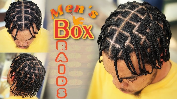 How To: Box Braids On Boys Hair  Individual Single Braids 