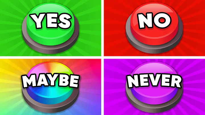 Choose One Button - YES or NO or MAYBE or NEVER! 🤔💭 Quiz Galaxy