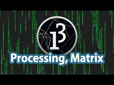 Processing - Effetto Matrix