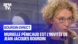 Murielle Pénicaud face à Jean-Jacques Bourdin en direct