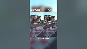 Before and After #vfx #cgi #blender