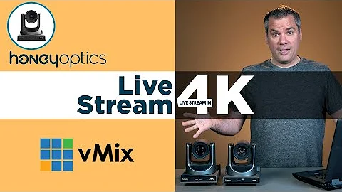 Livestream in 4K using PTZ Cameras and vMix (with PTZ Control NDI) - HoneyOptics