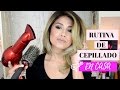 MI RUTINA DE CEPILLADO EN CASA | BLOWOUT ROUTINE | Evelyn Campbell