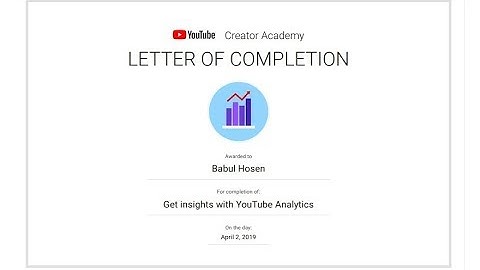 Get insights with YouTube Analytics.: YouTube Creator Academy Course exam answers.