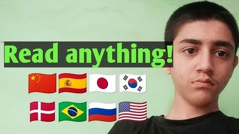 Read anything you want in a foreign language