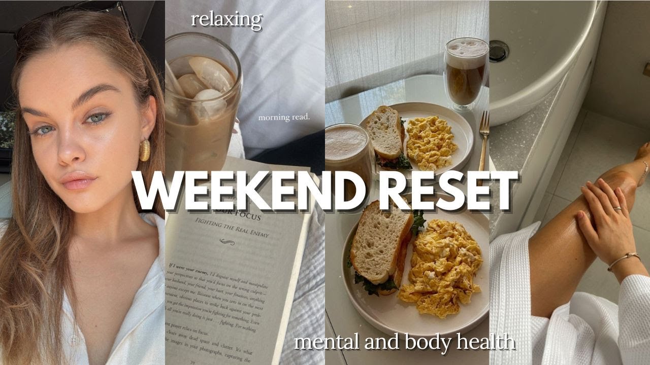 WEEKEND RESET 🫧🎀🛁 self-care, recharging, cleaning, grocery shopping + more