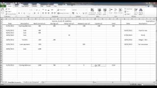 Create a Bookkeeping Spreadsheet using Excel  Part 6