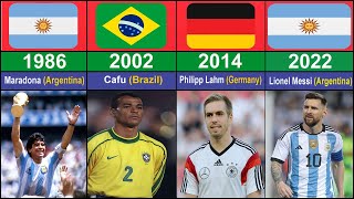 FIFA World Cup: List of All Winning Captains ★ Winning Captains 1930 to 2022 ★ Captains 1930-2022