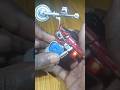 Geared DC motor motorcycle with led lights and ball bearing