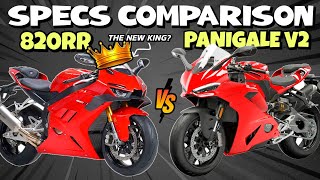 2026 All New ZXMOTO 820RR VS Ducati Panigale V2 | Quick Specs Comparison 🔥