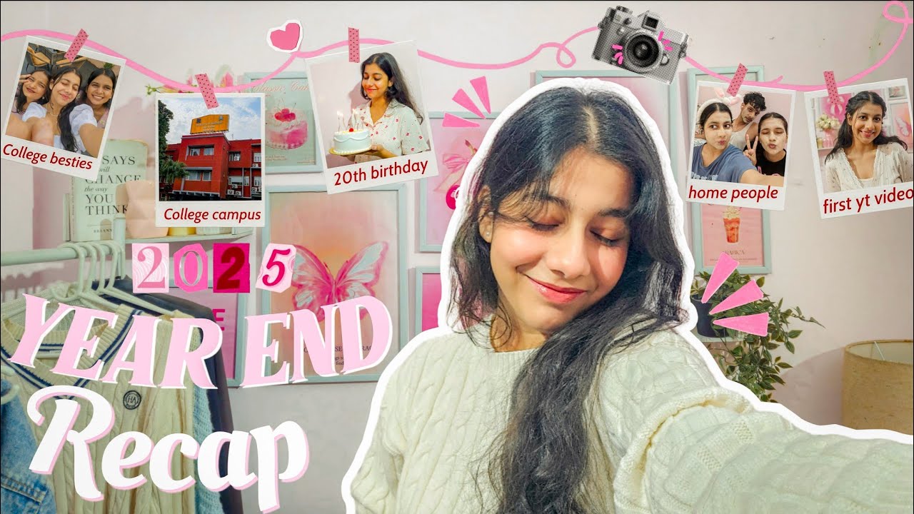 2025 YEAR-END Recap: Content, College life & becoming me 🎥🎓✨️