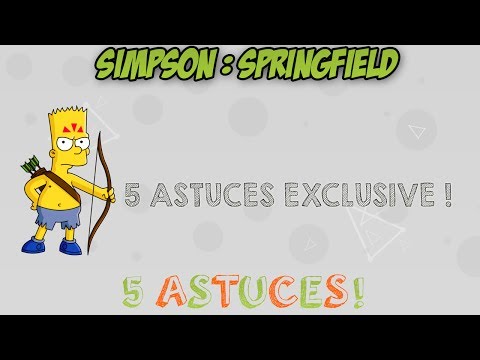 - Les Simpson : Springfield | 5 ASTUCES EXCLUSIVE !