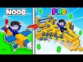 NOOB Vs PRO in BUILD A PLANE Roblox..!