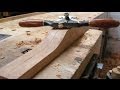 Using a spokeshave - The Funeral Chair part three.