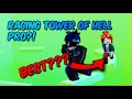 Racing best female player in tower of hell realrosa  roblox