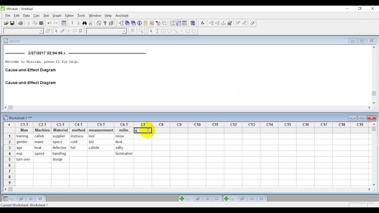 Pareto Chart Minitab 18