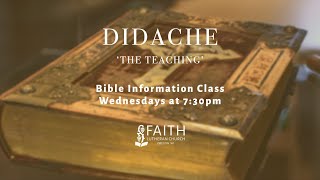 Didache - Lesson 1: Introduction