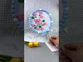 How To Make DIY Floral Hand Fan Beautiful Clay Hand Fan Craft | Easy Handmade Paper Fan for Summer