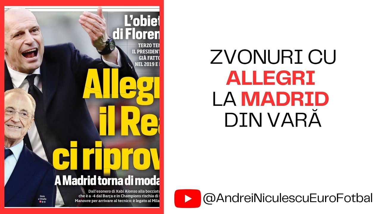 ZVONURI CU ALLEGRI LA MADRID DIN VARĂ