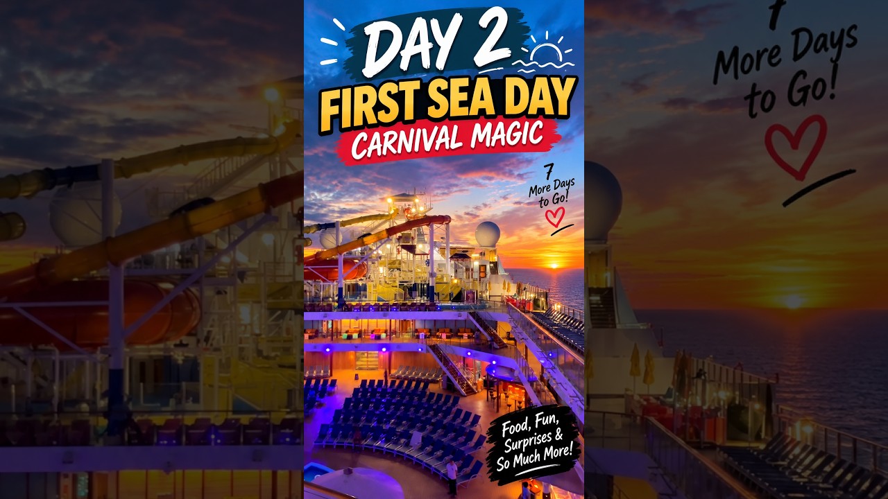 Our First Sea Day on Carnival Magic Was Full of Surprises 🚢