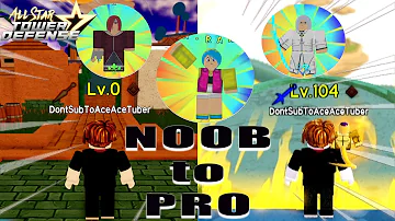 Noob to Pro (S3): PT.3  Evolvable 6 Star Story META Units (World 1) | Roblox All Star Tower Defense
