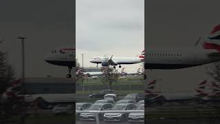 British Airways A320 G-TTNC BCN-LHR 12th Dec #aviation #avgeek #plane #spotting #airbus #landing #uk