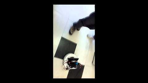 iRobot create person following using Kinect