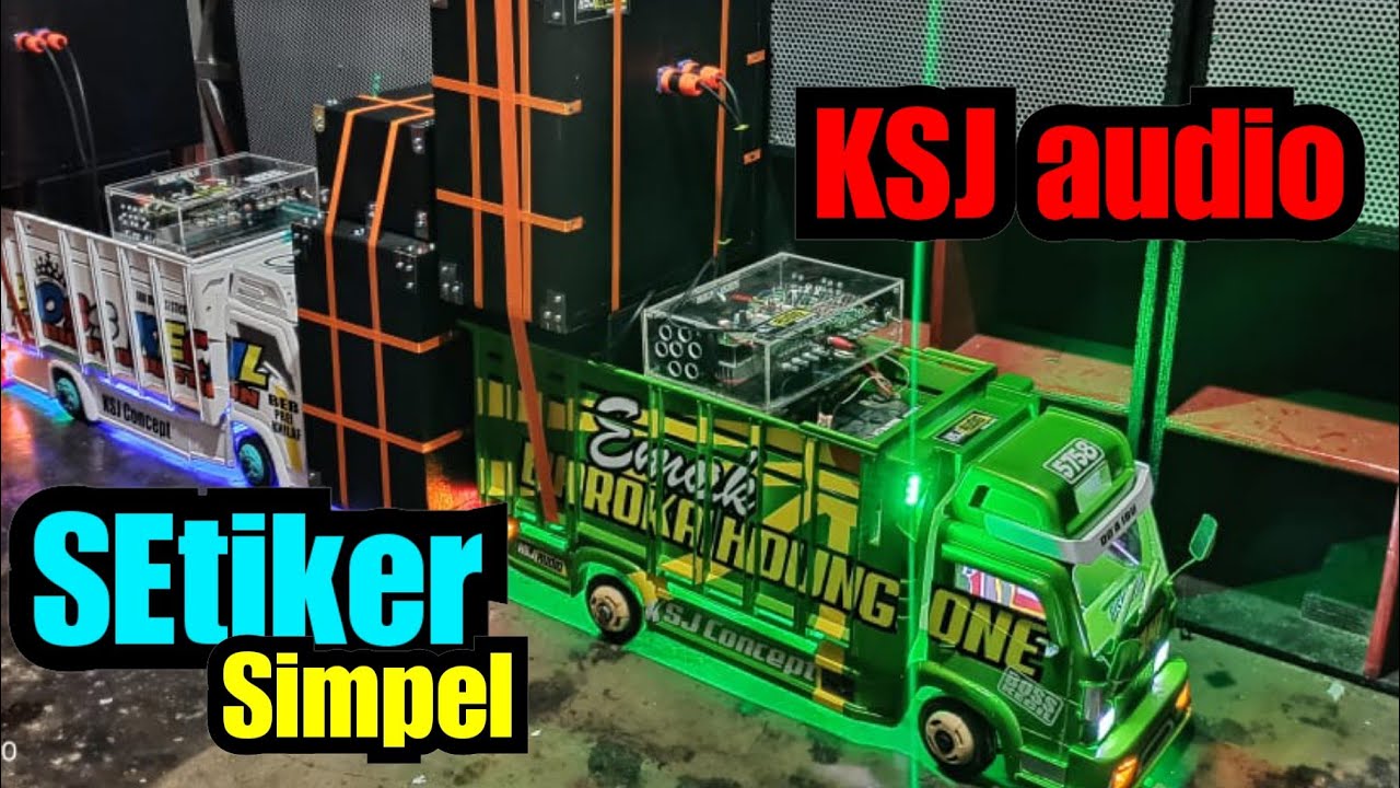 Pasang Stiker  Miniatur  Truk  YouTube