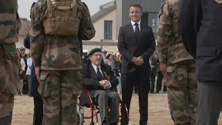 Macron en Normandie pour l'anniversaire du débarquement de 1944 | AFP Images