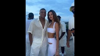 Kylian Mbappe at Michael Rubin annual Independence Day weekend white party at his Hamptons estate