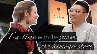 I visited a 135 year old kimono store.