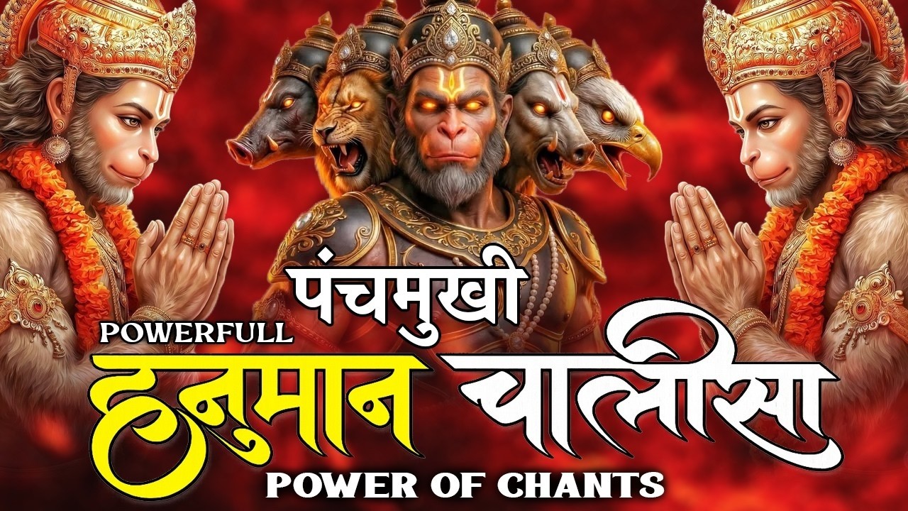 POWERFUL PANCHMUKHI HANUMAN CHALISA | पंचमुखी हनुमान चालीसा | hanuman chalisa for protection