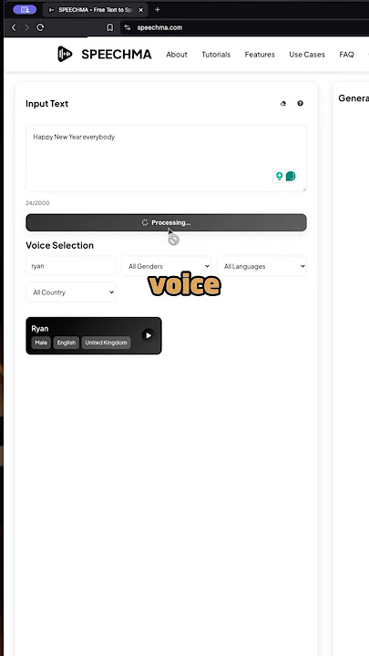 Free AI Voice Generator