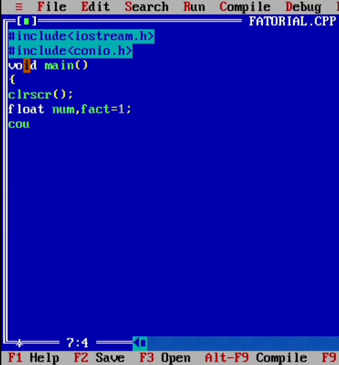 Factorial find program in c c c language shorts coding c coding